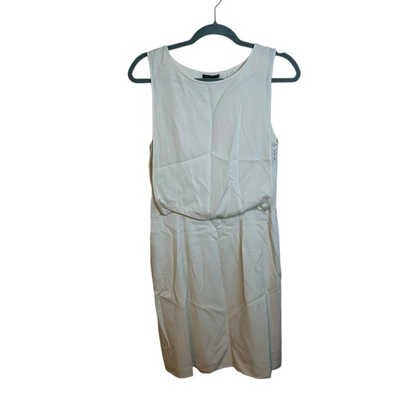 Theory Dresses & Skirts - Theory Off White Silk Apron Style Dress
